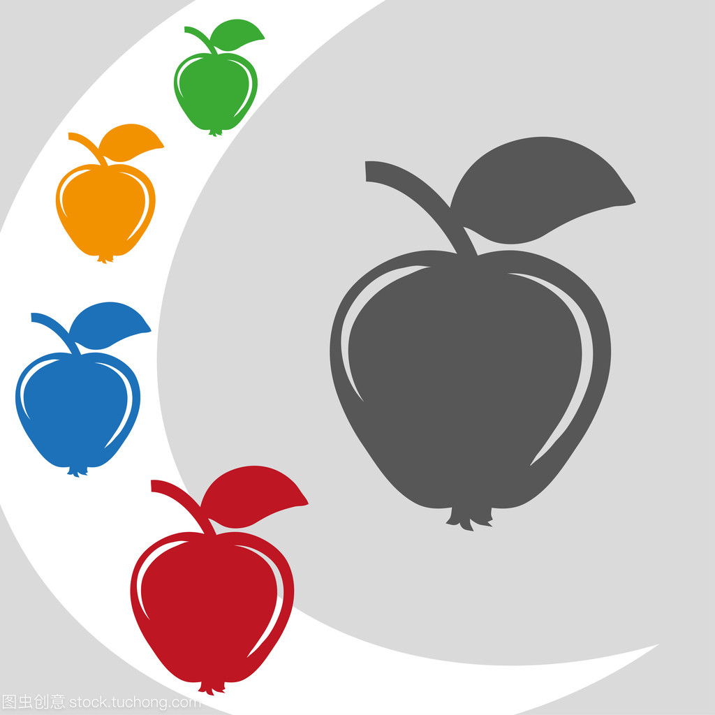 現(xiàn)代果品徽標(biāo) 品味與自然的視覺交響